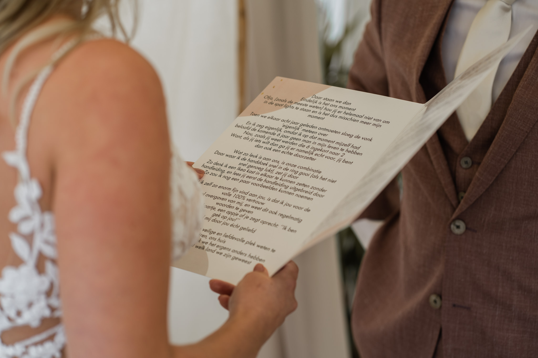 Persoonlijke geloften: van liefdesbriefjes naar jullie trouwdag